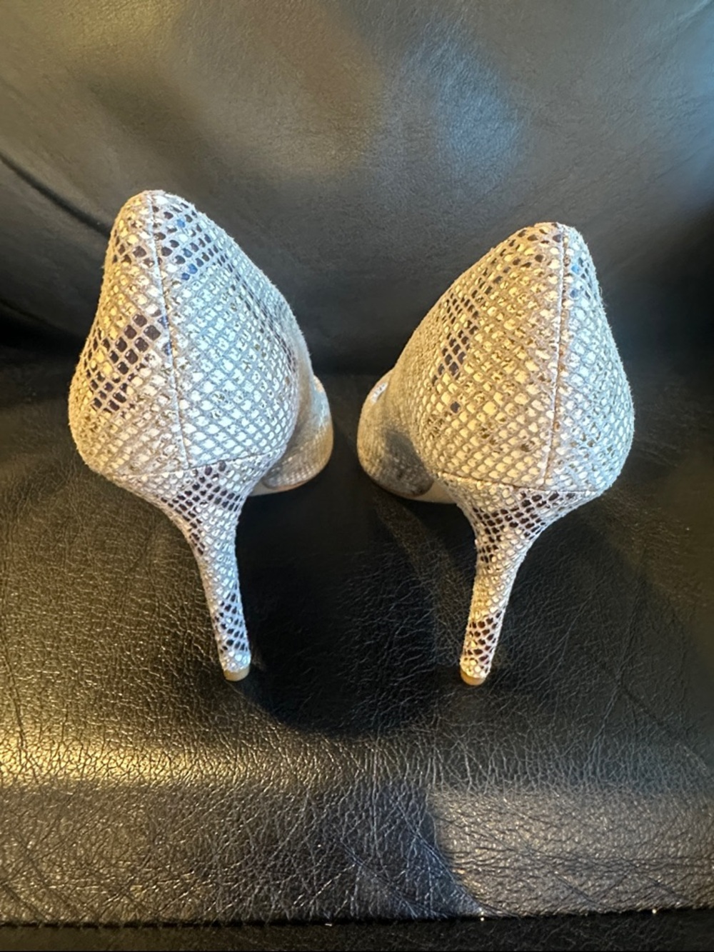 Jessica Simpson Snake-Print Pointed Pumps - Picture 5 of 7